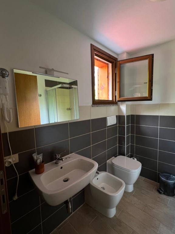 Koupelna v ubytování Villa Molla
