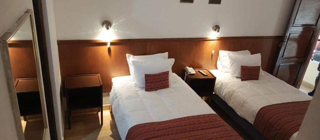 Voodi või voodid majutusasutuse Saphi Inn Cusco - Excelente ubicación toas