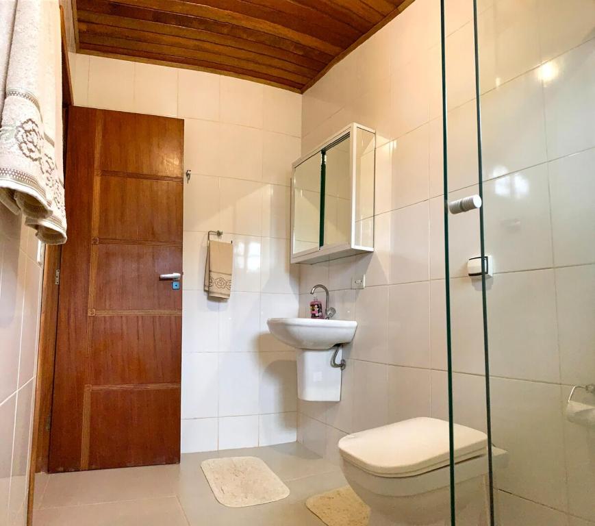 Et badeværelse på Encanto das Araucárias