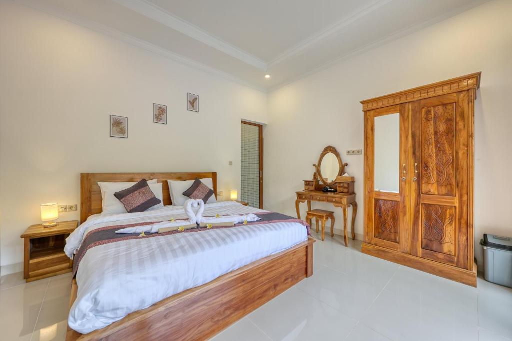 Postel nebo postele na pokoji v ubytování Jasipa Penida Villa