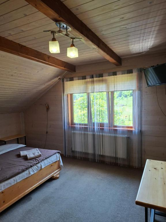 Postel nebo postele na pokoji v ubytování Lucy