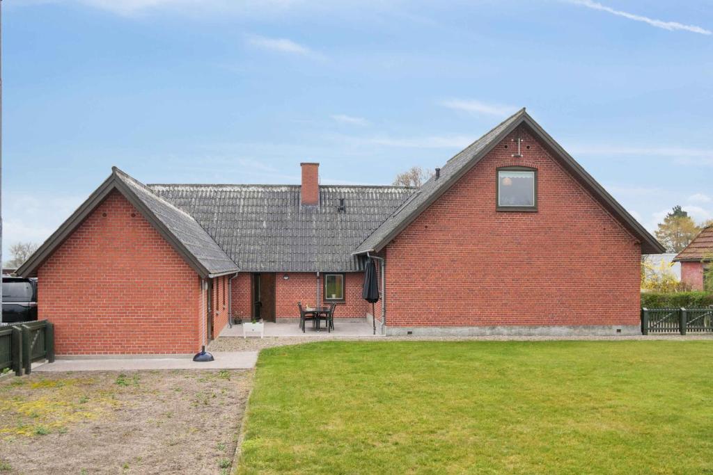 Bygningen som feriehuset ligger i