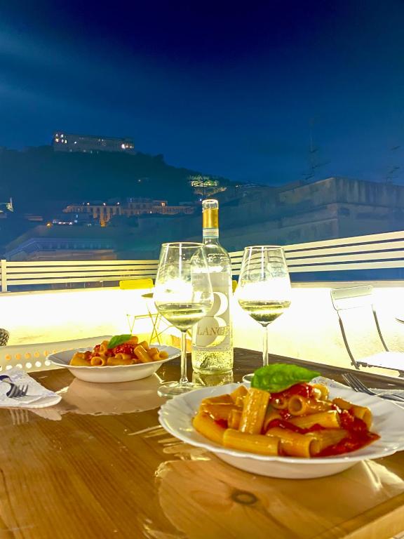 Nápoje v ubytování Terrazza Terzo Cardine