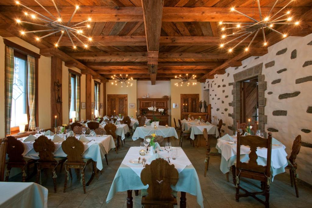 Restaurace v ubytování Hotel Allalin Saas-Fee