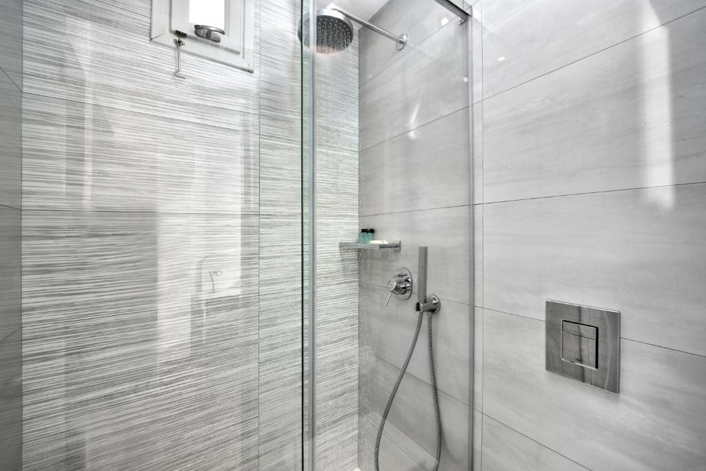 Koupelna v ubytování Hotel Nazos 1