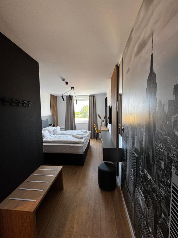 Postel nebo postele na pokoji v ubytování Autohof 171 Hotel Hegyeshalom