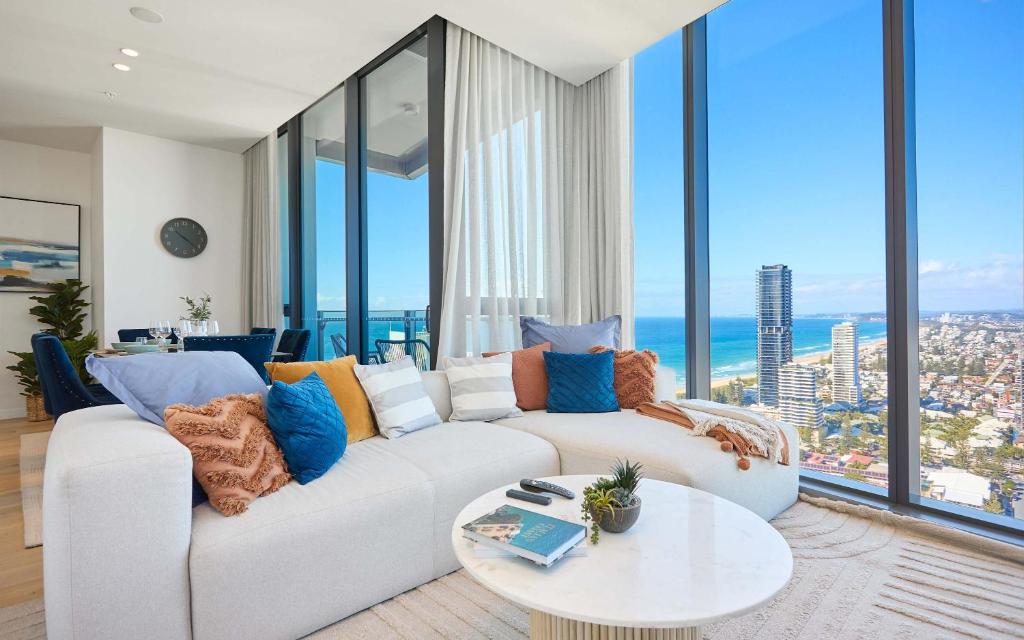 View of Luxe 3BR Penthouse by beach with Lap Pool & Parking SIGNATURE, Gold ...