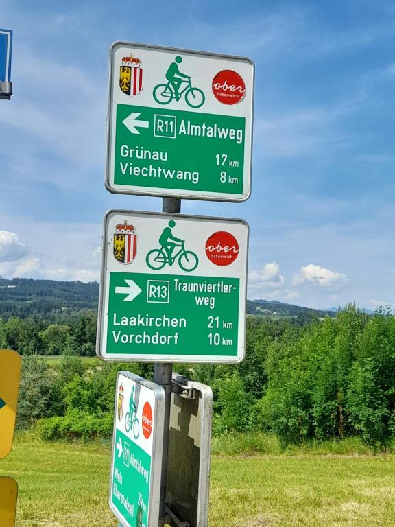 Jízda na kole v ubytování Almtalblick nebo okolí