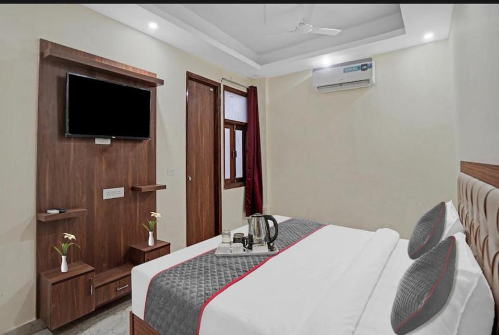 Postel nebo postele na pokoji v ubytování Hotel The Anvi