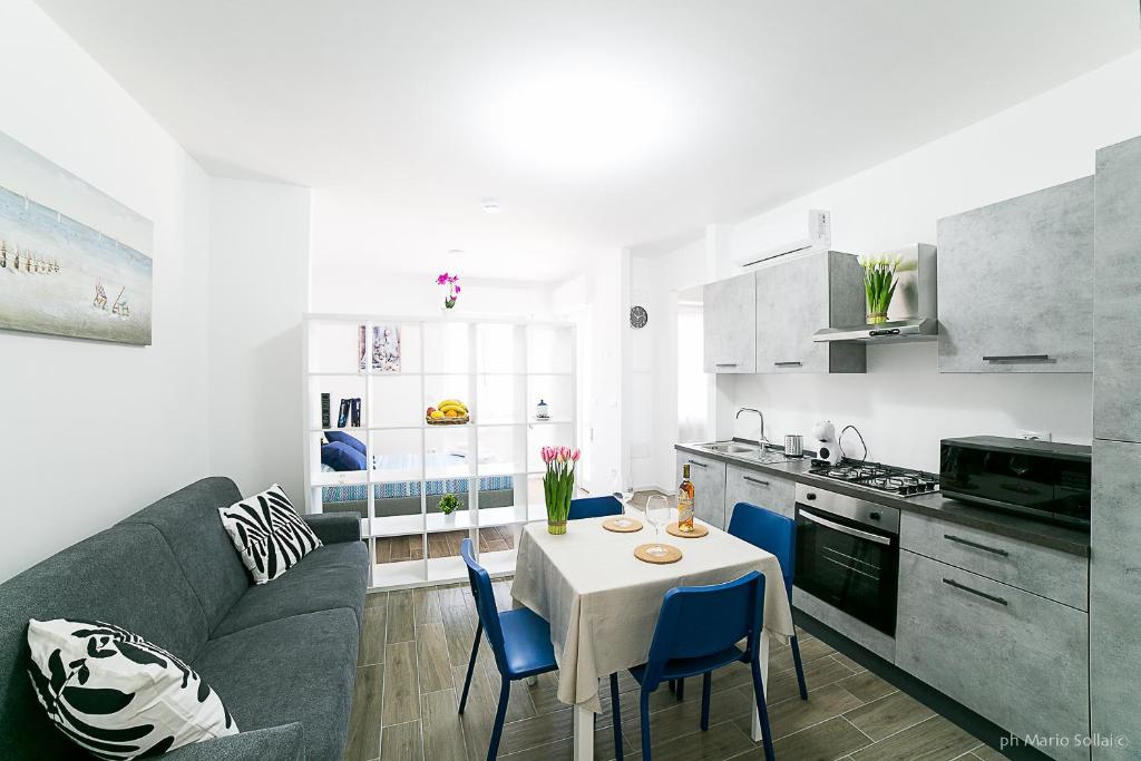 Η κουζίνα ή μικρή κουζίνα στο Casa Sollai