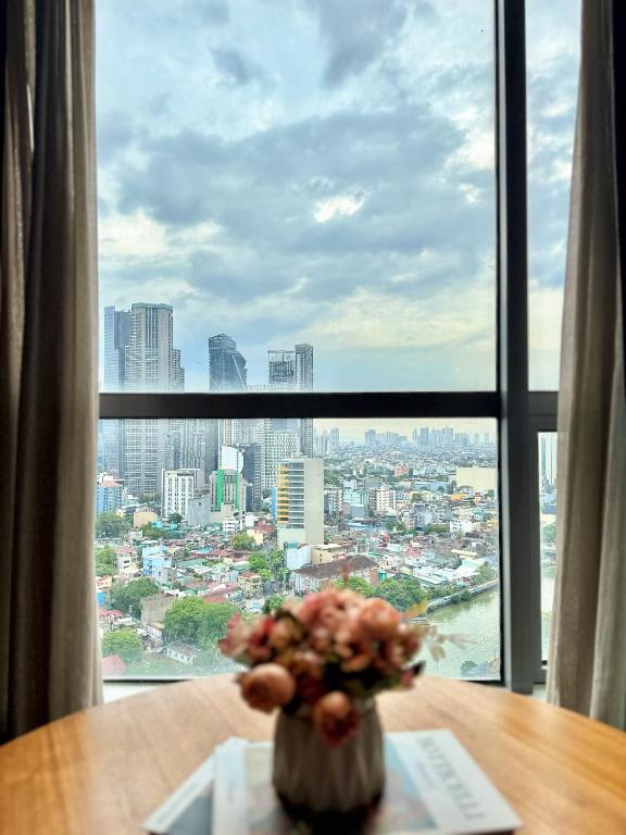 Nespecifikovaný výhled na destinaci Manila nebo výhled na město při pohledu z hotelu