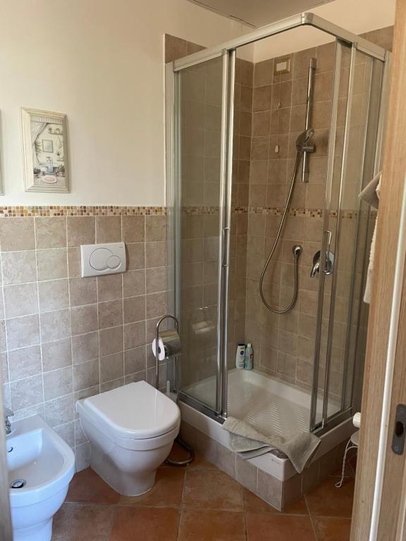 Koupelna v ubytování B&B La Casa sul Colle