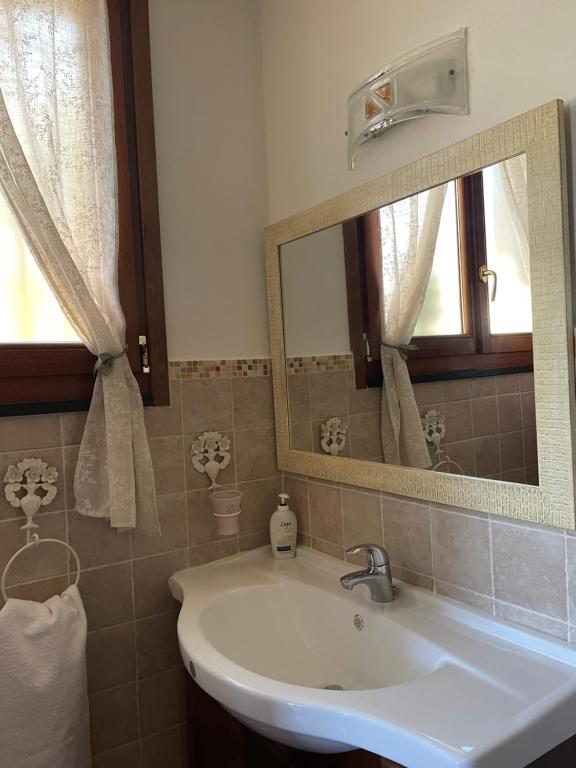 Koupelna v ubytování B&B La Casa sul Colle