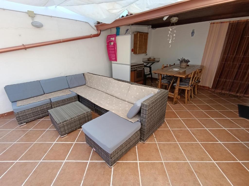 Posezení v ubytování Mammaioa house