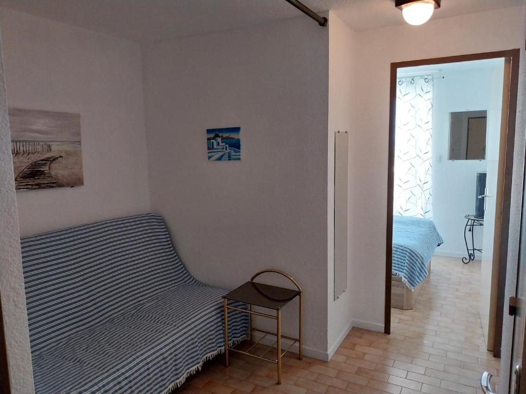 Χώρος καθιστικού στο Appartement face à la mer