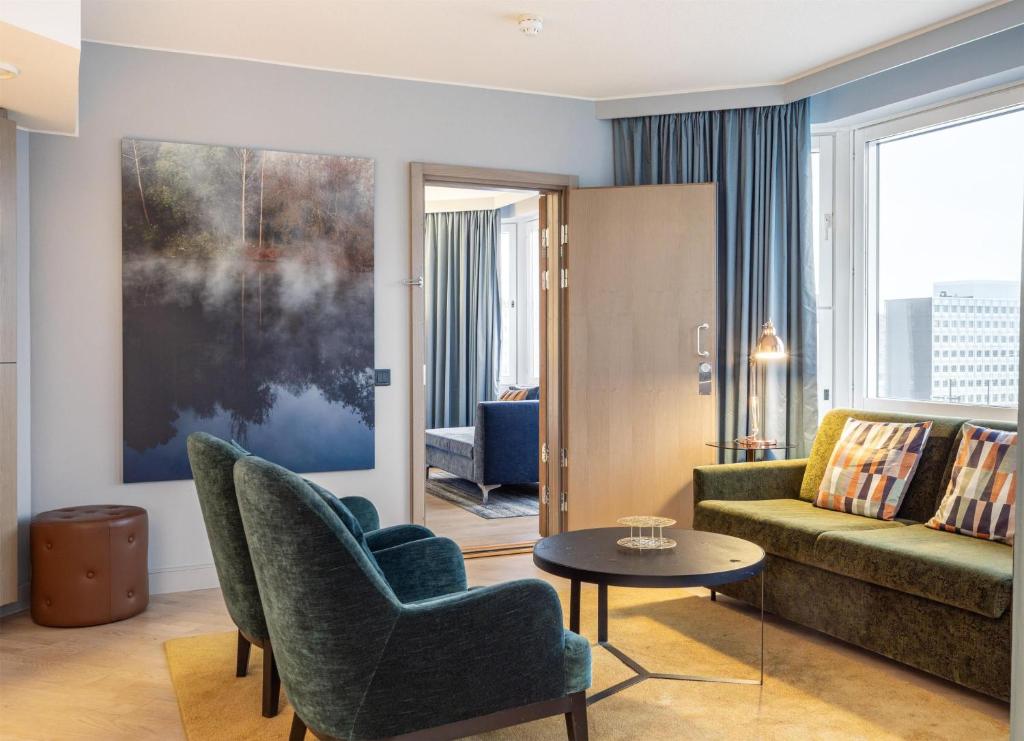 Posezení v ubytování Hilton Helsinki Strand