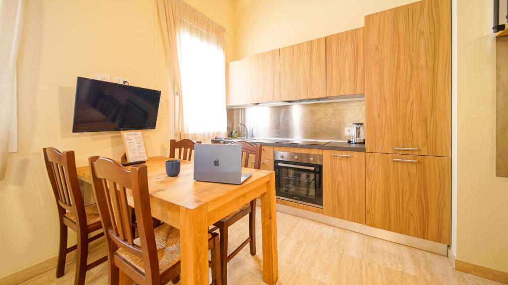 Kuchyň nebo kuchyňský kout v ubytování Destiny Home & rooms Soave