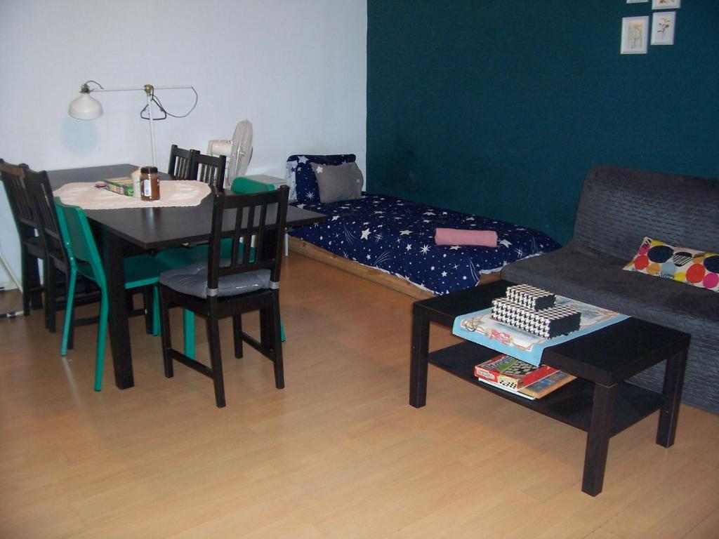 Posteľ alebo postele v izbe v ubytovaní Spark Apartment