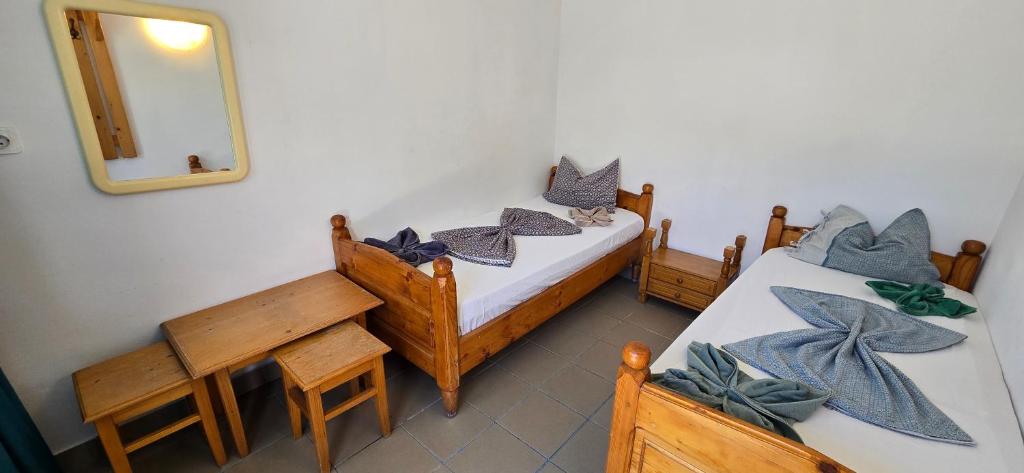 Postel nebo postele na pokoji v ubytování Camere Orizont