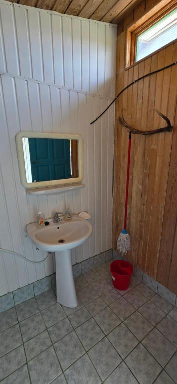 Koupelna v ubytování Camere Orizont