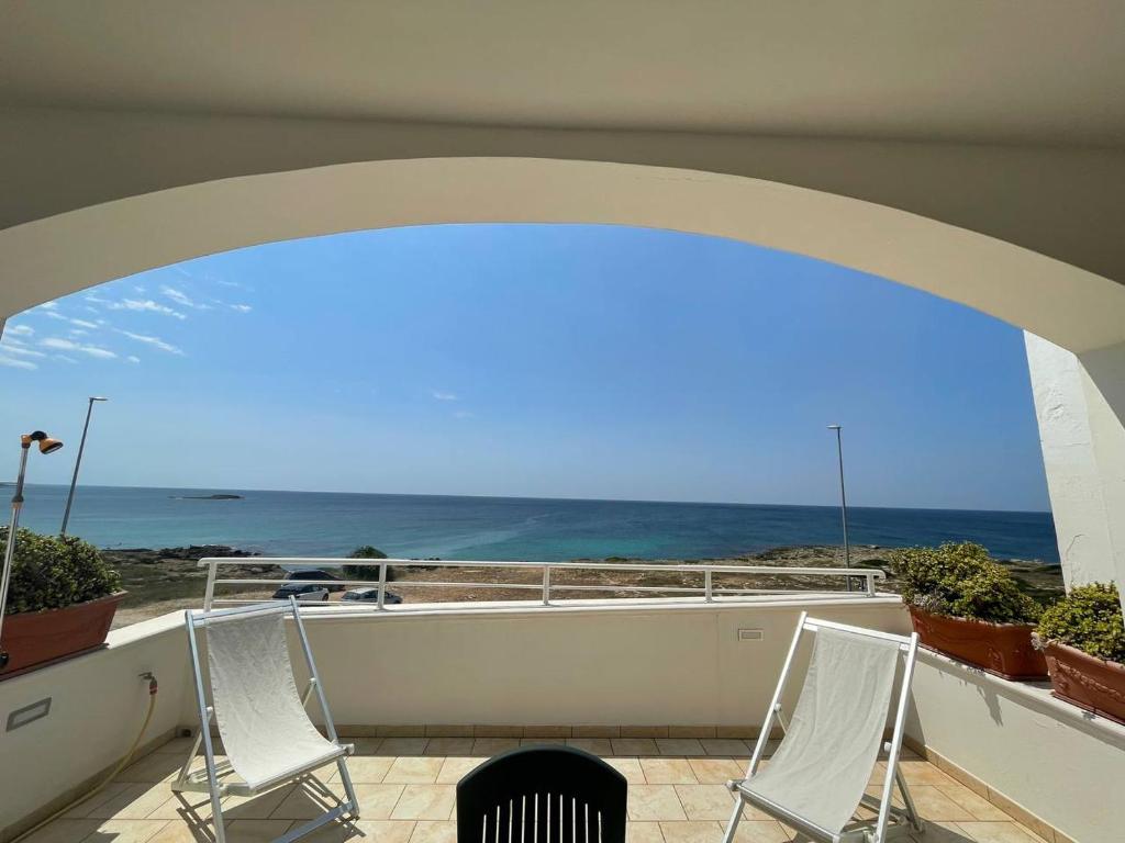 Vista generica sul mare o vista sul mare dall'interno della casa vacanze