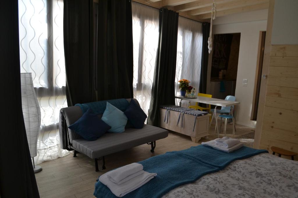 Posezení v ubytování B&B Cappuccini