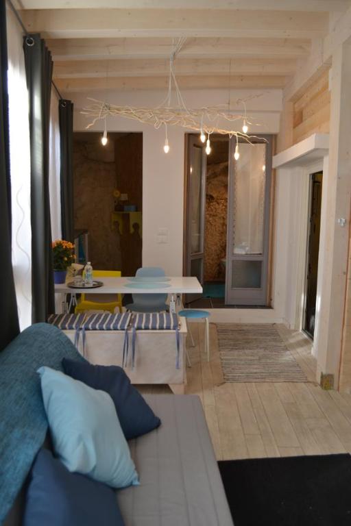 Posezení v ubytování B&B Cappuccini