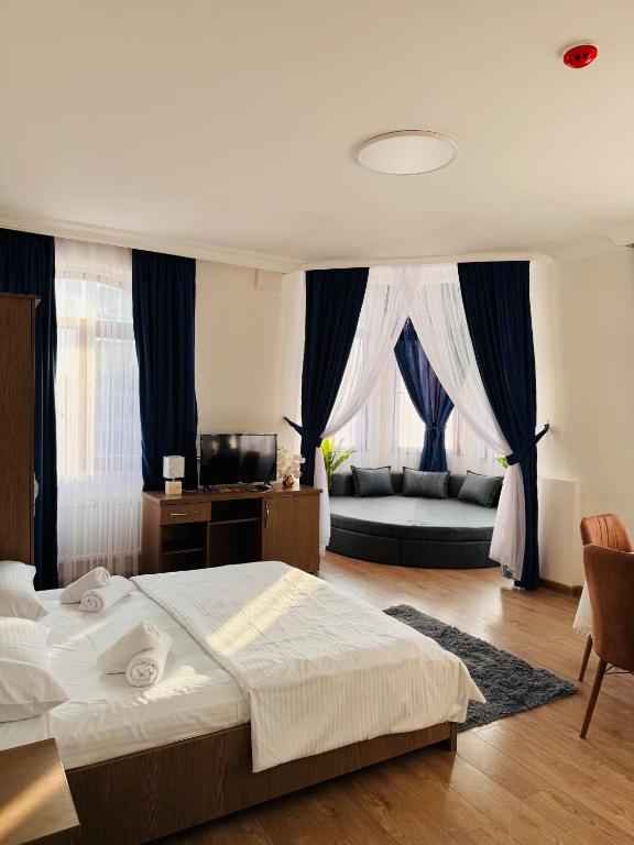 Postel nebo postele na pokoji v ubytování Hotel Port Altus