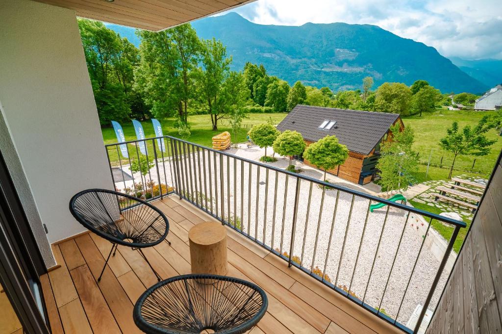 Nespecifikovaný výhled na hory nebo výhled na hory při pohledu z apartmánu