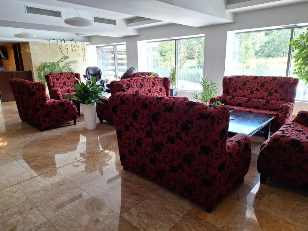 Posezení v ubytování Hotel Carpați