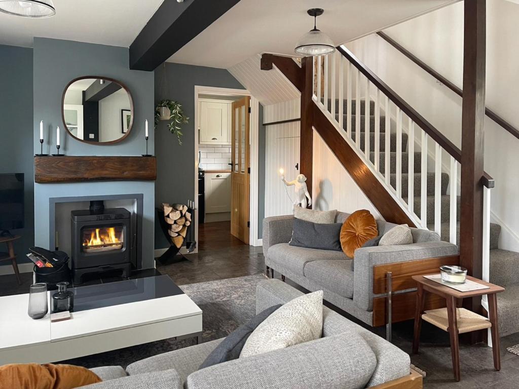 Istumisnurk majutusasutuses Honey Bee Cottage