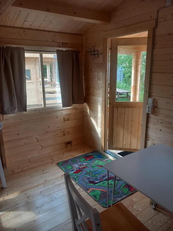Posezení v ubytování Búdardalur glamping