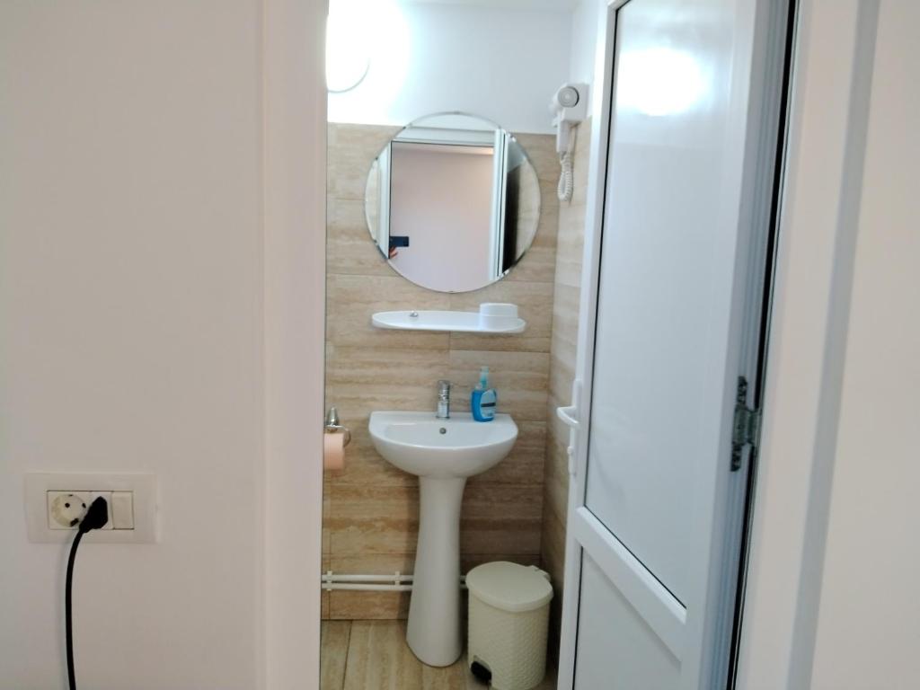Koupelna v ubytování Casa A&V