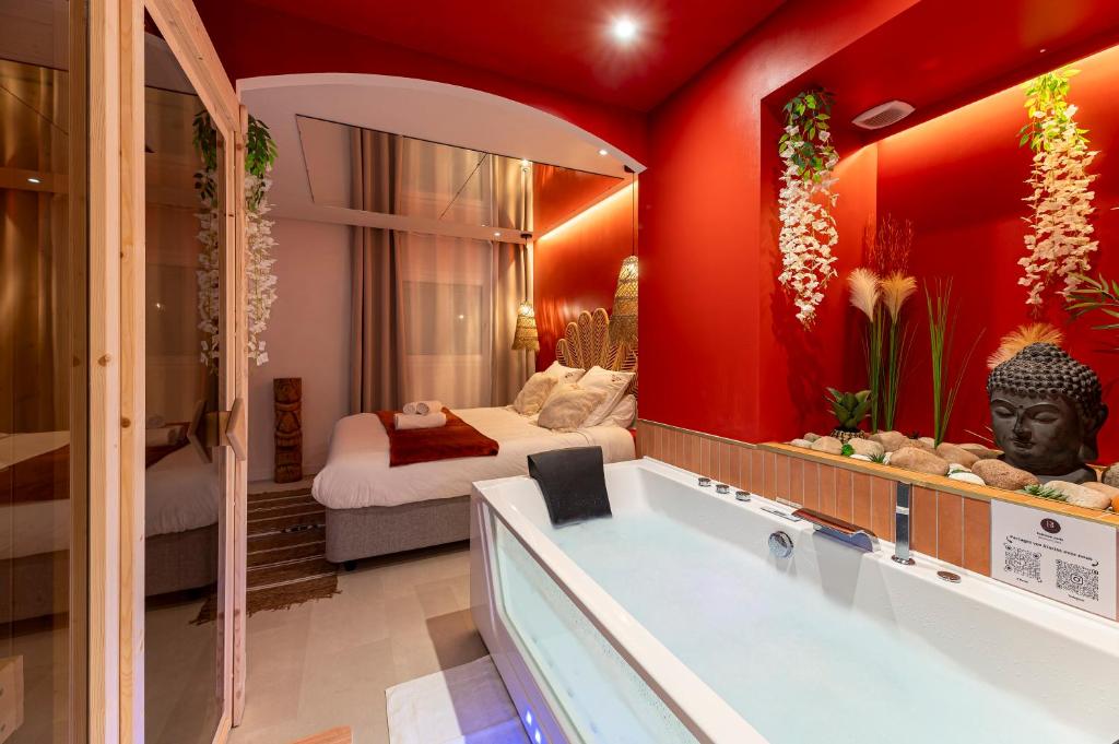 Khu vực ghế ngồi tại Wellness Suite - Sauna & Spa - BaliRoom