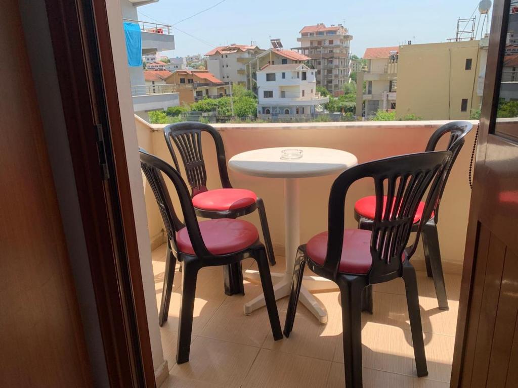 Balkón nebo terasa v ubytování Begaj Rooms