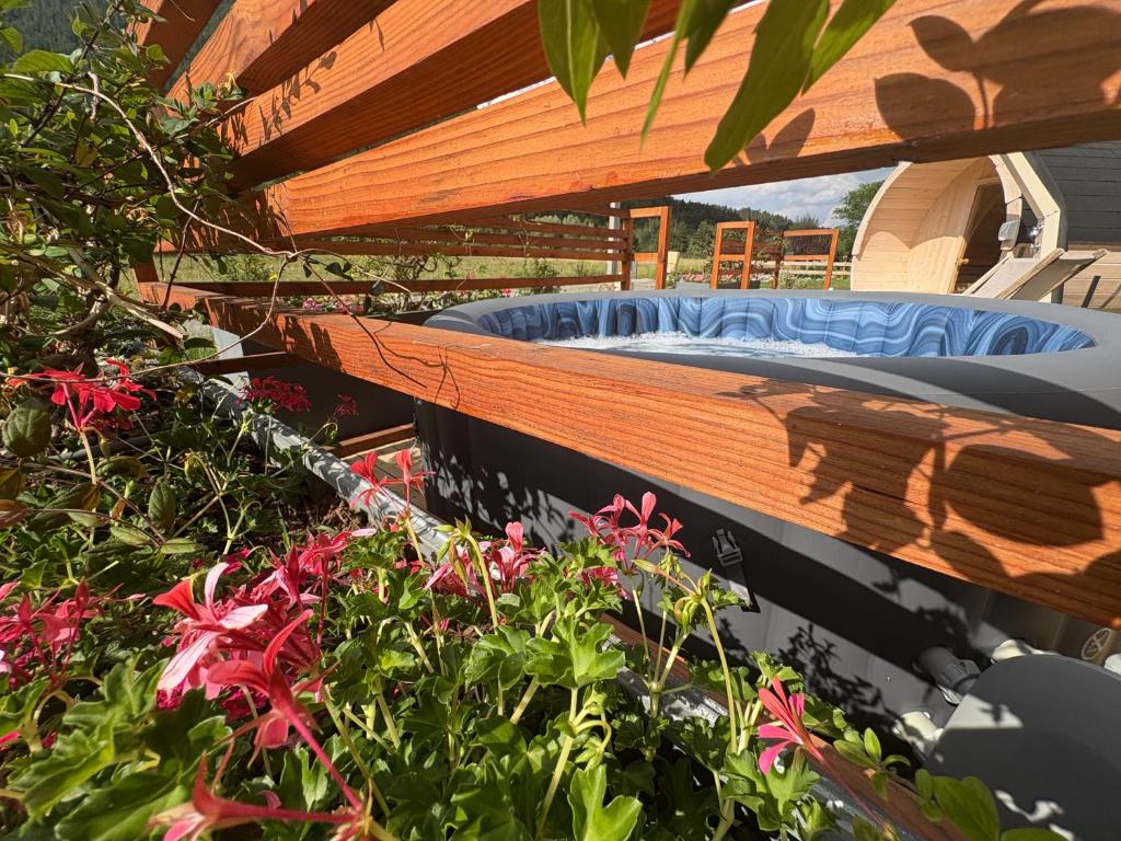 Zahrada ubytování Céüse lodges & spa