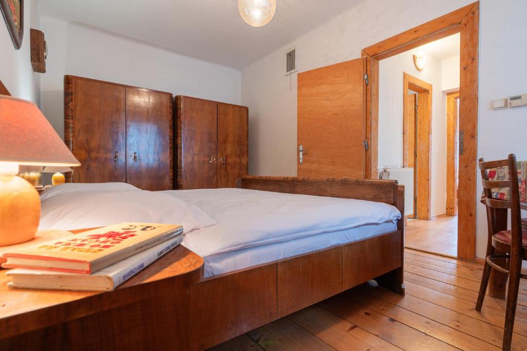 Postel nebo postele na pokoji v ubytování Holiday House Mária