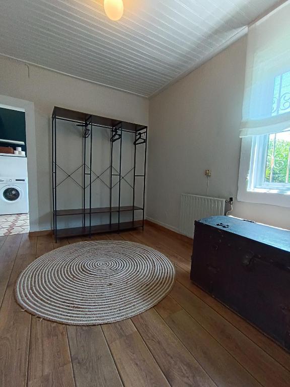 Posteľ alebo postele v izbe v ubytovaní A Viña de Lina. Turismo rural con piscina y finca.