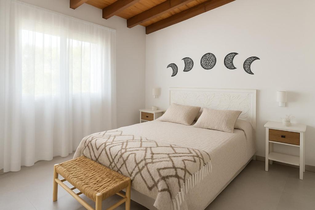 Postel nebo postele na pokoji v ubytování Conil terraza apartamentos