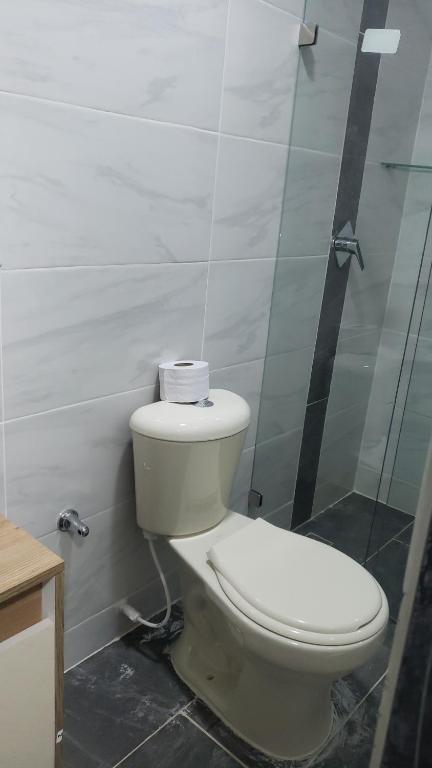 Koupelna v ubytování Casa hotel la 33