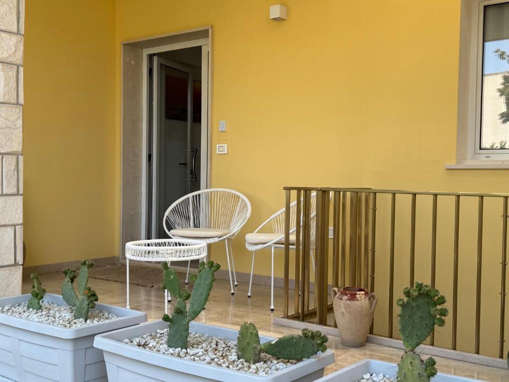 Balkón nebo terasa v ubytování B&B Affittacamere Vecchia Alimini