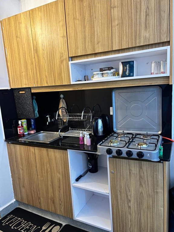 Kuchyň nebo kuchyňský kout v ubytování Tsavo Residence