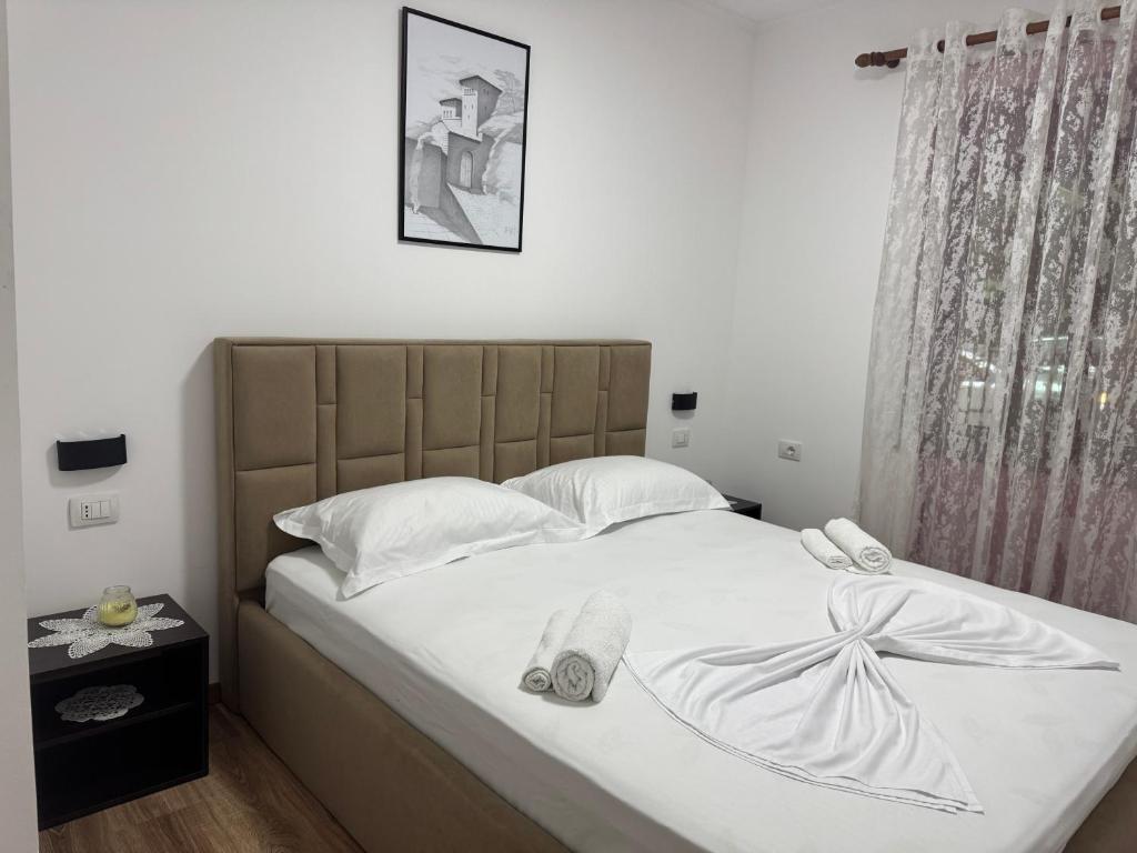 Postel nebo postele na pokoji v ubytování Double17 Apartaments