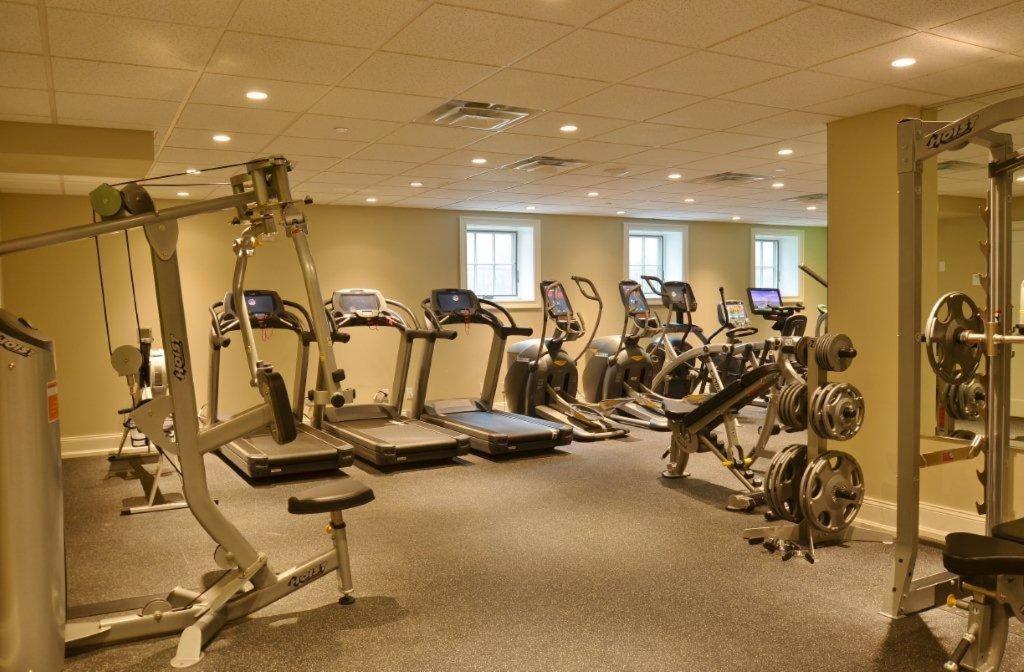 Fitness centrum a/nebo fitness zařízení v ubytování The Quogue Club