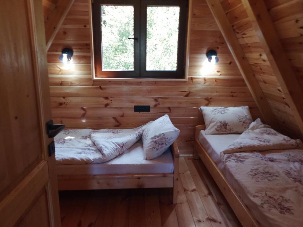 Postel nebo postele na pokoji v ubytování Sofija
