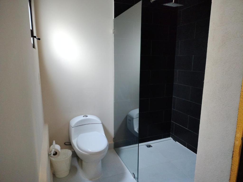 Koupelna v ubytování Hotel Casa 20