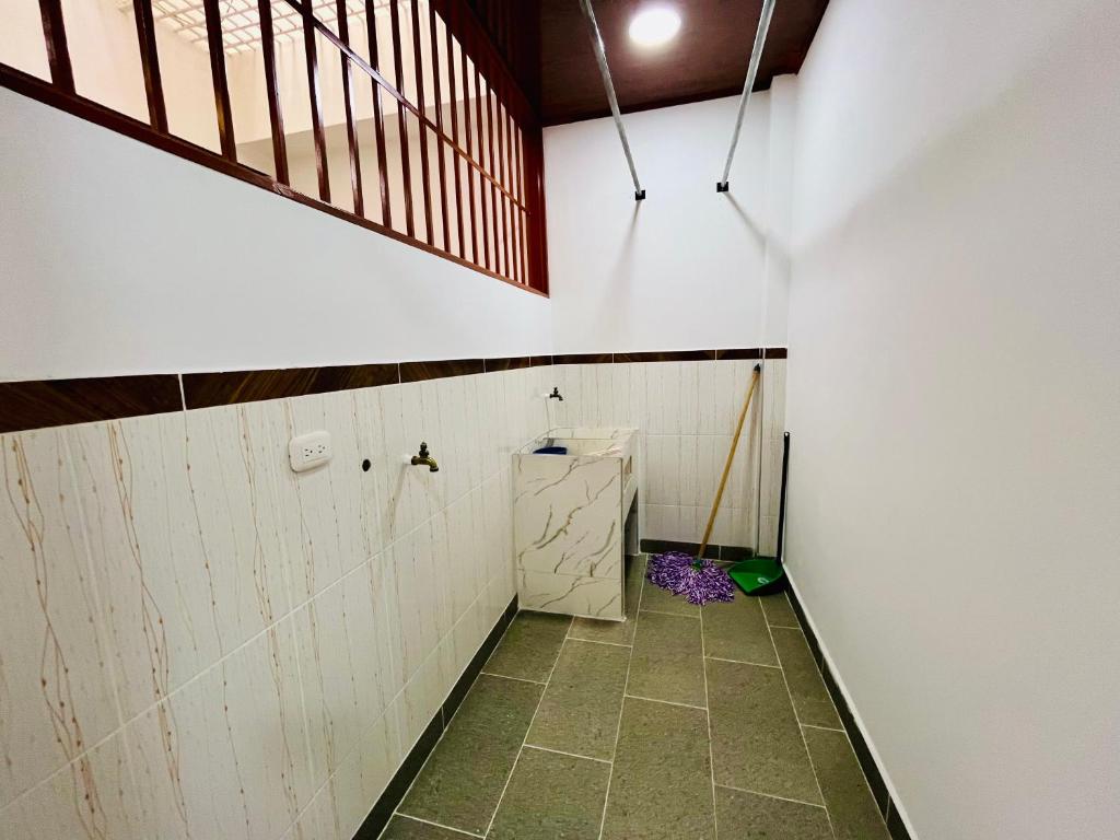 Koupelna v ubytování Aparta Hotel Horinthia