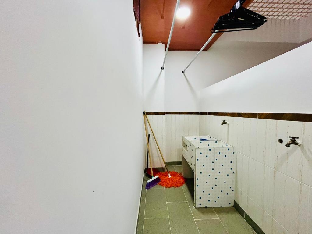 Koupelna v ubytování Aparta Hotel Horinthia