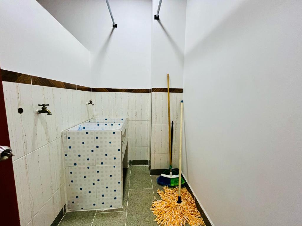 Koupelna v ubytování Aparta Hotel Horinthia