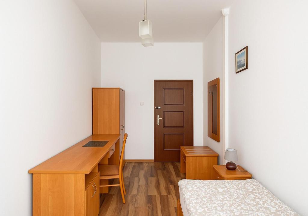 Uma cama ou camas num quarto em Babel Hostel, Dworzec PKP, Rynek